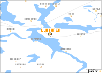 map of Luhtanen