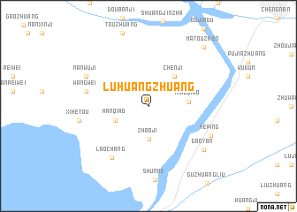 map of Luhuangzhuang