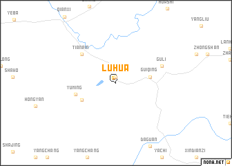 map of Lühua