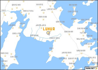 map of Luhua