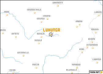 map of Luhunga