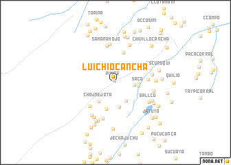 map of Luichio Cancha