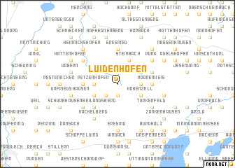 map of Luidenhofen