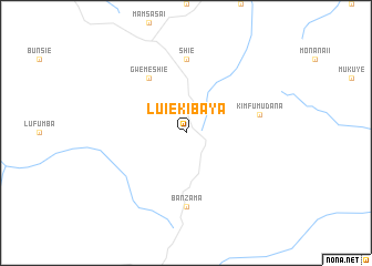 map of Luie-Kibaya