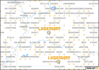 map of Luigendorf