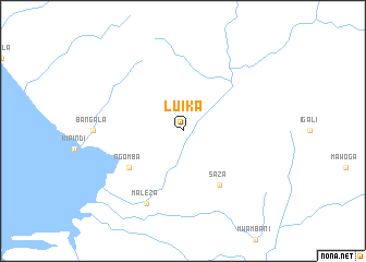 map of Luika