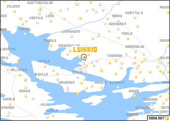 map of Luikkio