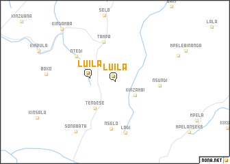 map of Luila