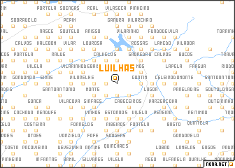 map of Luilhas