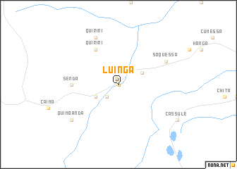 map of Luinga