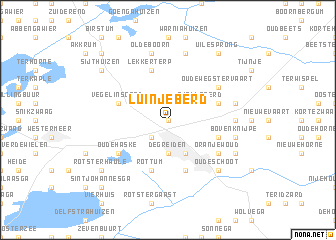 map of Luinjeberd