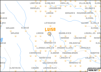 map of Luisa