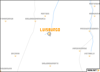 map of Luisburgo