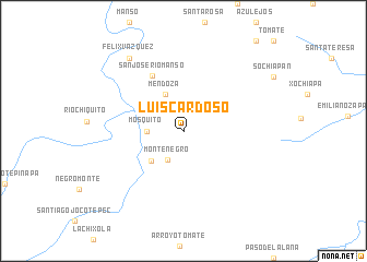 map of Luis Cardoso