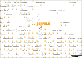 map of Luisenfels