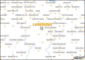 map of Luisengrün