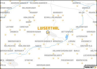 map of Luisenthal