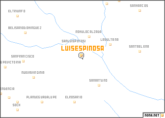 map of Luis Espinosa