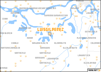 map of Luis Gil Pérez