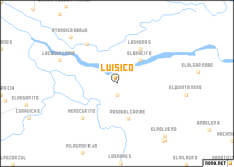 map of Luisico
