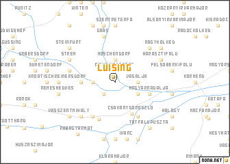 map of Luising