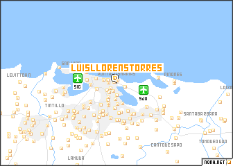 map of Luis Llorens Torres
