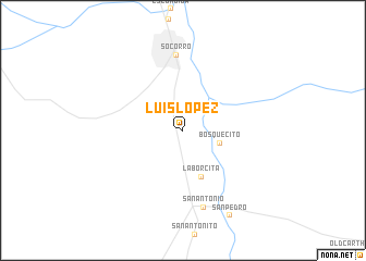 map of Luis Lopez