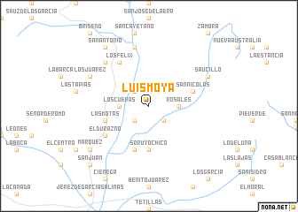 map of Luis Moya