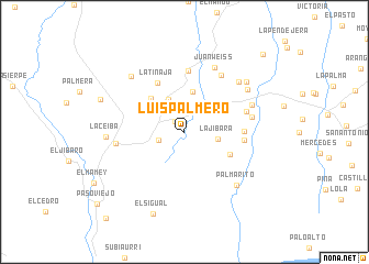 map of Luis Palmero