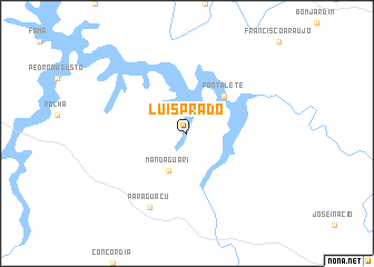 map of Luís Prado