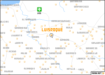 map of Luis Roque