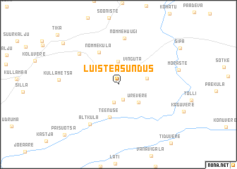 map of Luiste Asundus