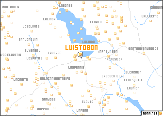 map of Luis Tobón