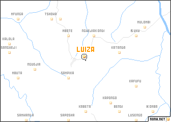 map of Luiza