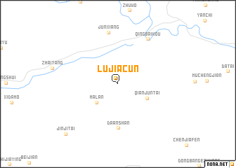 map of Lujiacun
