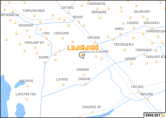 map of Lujiajiao