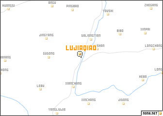 map of Lujiaqiao