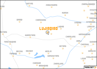 map of Lujiaqiao