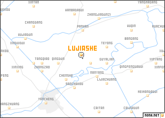 map of Lujiashe