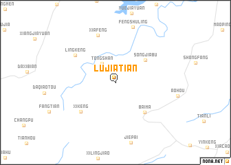map of Lujiatian