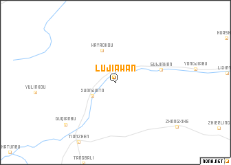map of Lujiawan