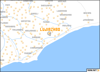 map of Lujiazhao
