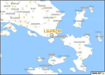 map of Lujiazhi