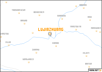 map of Lujiazhuang