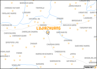 map of Lujiazhuang