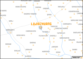 map of Lujiazhuang