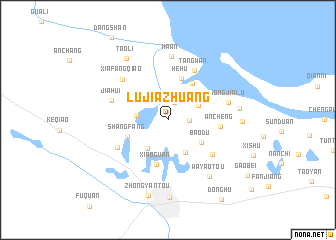 map of Lujiazhuang