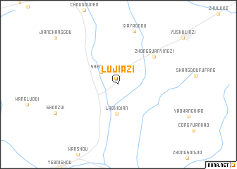 map of Lujiazi