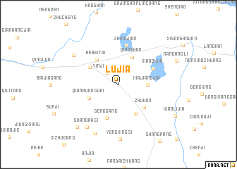 map of Lujia