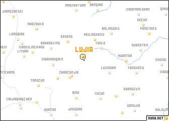 map of Lüjia